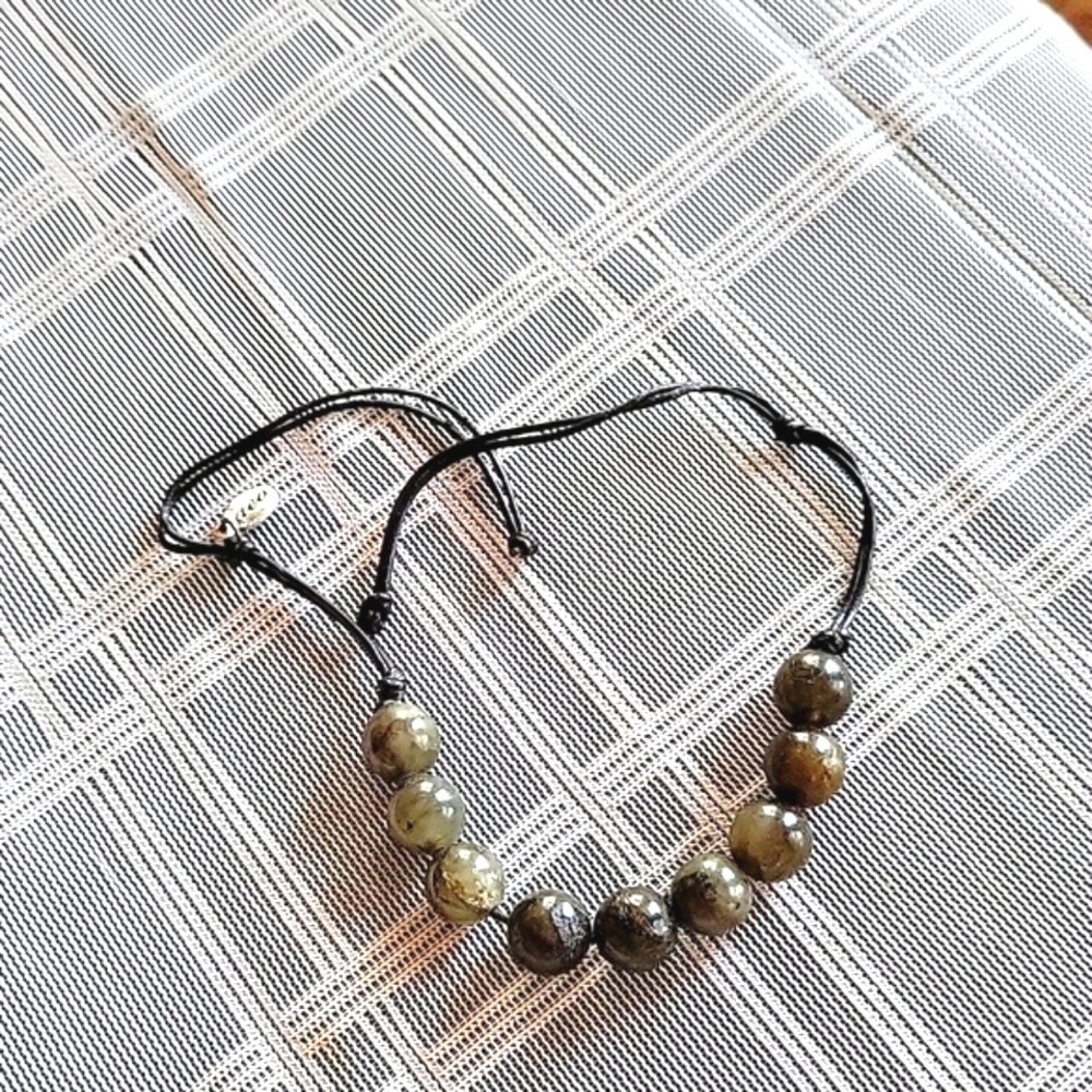 American Eagle Bead Tie Bracelet
